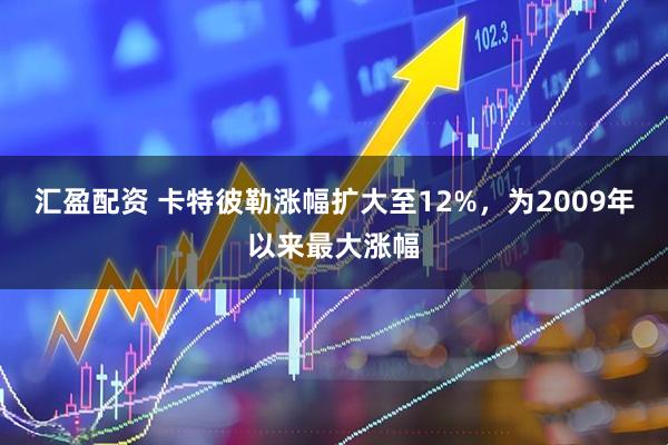 汇盈配资 卡特彼勒涨幅扩大至12%，为2009年以来最大涨幅